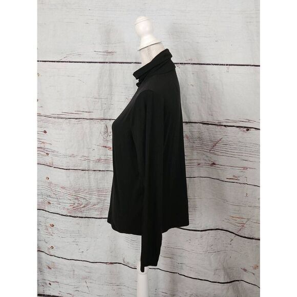 Eileen Fisher Tencel Blend Turtleneck Size Medium - Picture 3 of 5